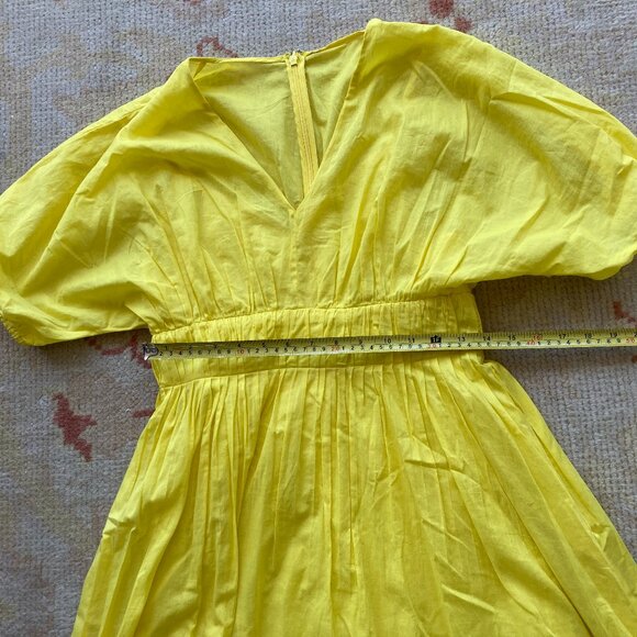 NWT Banana Republic Factory Voile Elbow-Sleeve Midi Dress XS Petite - Picture 6 of 8